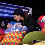  Junges Staatstheater Parchim: Szenenfoto aus Die faulste Katze der Welt